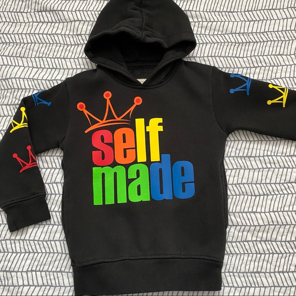 Hoodie Sweatshirt “Self Made” Toddler